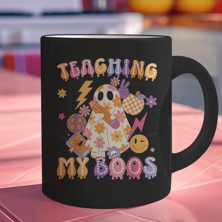Teaching My Boos Ghost Halloween Costumes Teacher Men Women Graphic Print Coffee Mug, gift for family, gift for coworker Teaching My Boos Ghost Halloween Costumes Teacher Men Women Graphic Print Coffee Mug, gift for family, gift for coworker