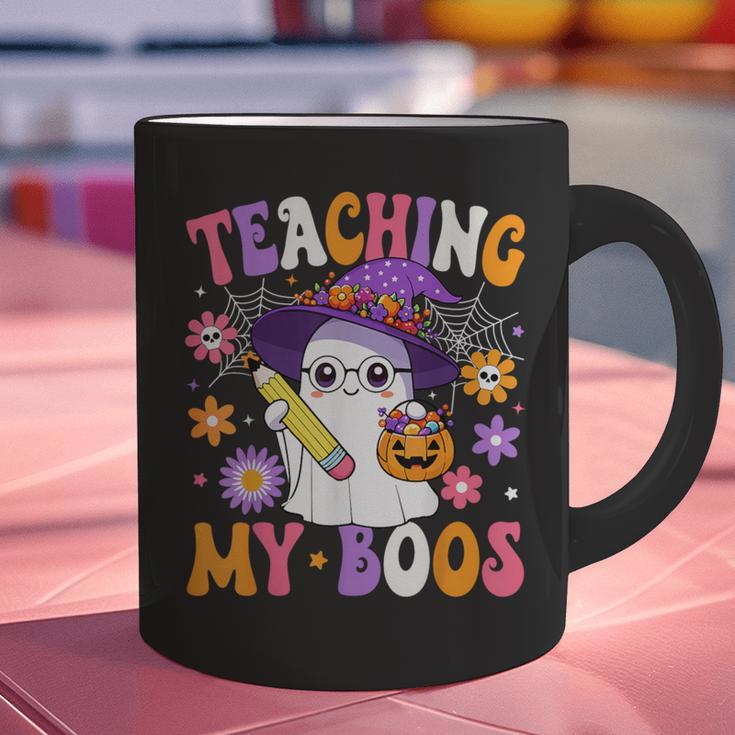 Teaching My Boos Teacher Ghost Teach Halloween Teacher Graphic Print Coffee Mug, gift for family, gift for coworker Teaching My Boos Teacher Ghost Teach Halloween Teacher Graphic Print Coffee Mug, gift for family, gift for coworker