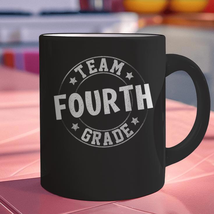 Team Fourth Grade Teacher Student Back To School 4th Grade Graphic Print Coffee Mug, 4th Grade Teacher Mugs, gift for family, gift for coworker