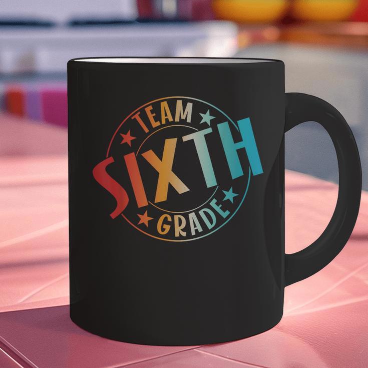 Team Sixth Grade Teacher Student Back To School 6th Grade Graphic Print Coffee Mug, gift for family, gift for coworker Team Sixth Grade Teacher Student Back To School 6th Grade Graphic Print Coffee Mug, gift for family, gift for coworker