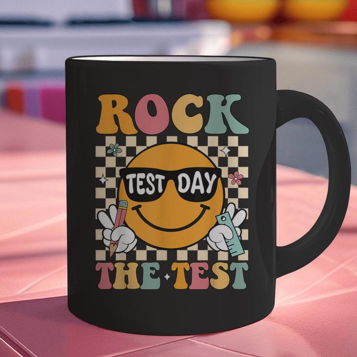Test Day Rock The Test Teacher Testing Day You Got This Graphic Print Coffee Mug, gift for family, gift for coworker Test Day Rock The Test Teacher Testing Day You Got This Graphic Print Coffee Mug, gift for family, gift for coworker