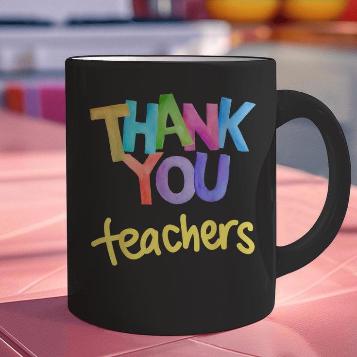 Thank You Teacher Appreciation Graduation Men Women Girls Kids Graphic Print Coffee Mug, gift for family, gift for coworker