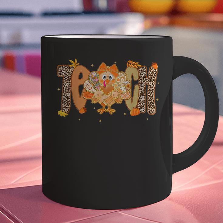 Thanksgiving Turkey Teach Thankful Teacher Girly Bow Women Graphic Print Coffee Mug, gift for family, gift for coworker Thanksgiving Turkey Teach Thankful Teacher Girly Bow Women Graphic Print Coffee Mug, gift for family, gift for coworker