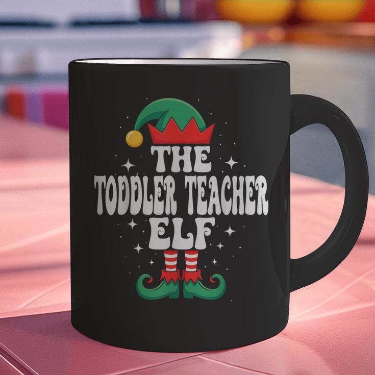 The Toddler Teacher Elf Christmas Matching Family Graphic Print Coffee Mug, gift for family, gift for coworker The Toddler Teacher Elf Christmas Matching Family Graphic Print Coffee Mug, gift for family, gift for coworker