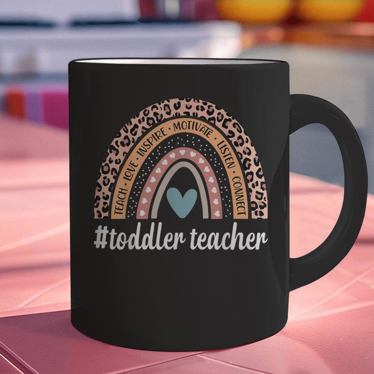Toddler Teacher Rainbow Leopard Infant Teacher Men Women Graphic Print Coffee Mug, gift for family, gift for coworker Toddler Teacher Rainbow Leopard Infant Teacher Men Women Graphic Print Coffee Mug, gift for family, gift for coworker