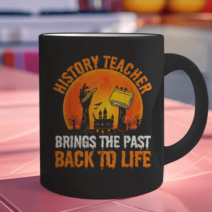 History Teacher Brings Past Back To Life Halloween Zombie Graphic Print Coffee Mug, History Teacher Mugs, gift for family, gift for coworker History Teacher Brings Past Back To Life Halloween Zombie Graphic Print Coffee Mug, History Teacher Mugs, gift for family, gift for coworker