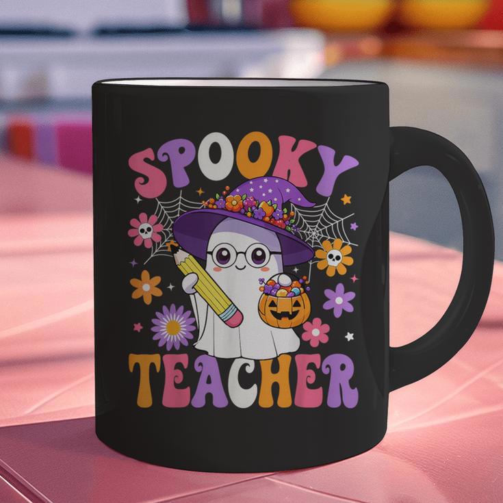 Trick Or Teach Spooky Teacher Ghost Halloween Teacher Graphic Print Coffee Mug, gift for family, gift for coworker Trick Or Teach Spooky Teacher Ghost Halloween Teacher Graphic Print Coffee Mug, gift for family, gift for coworker