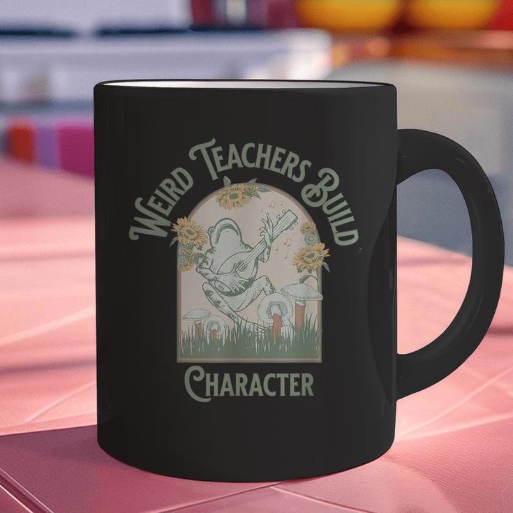 Weird Teachers Build Character- Teacher's Day Graphic Print Coffee Mug, gift for family, gift for coworker Weird Teachers Build Character- Teacher's Day Graphic Print Coffee Mug, gift for family, gift for coworker