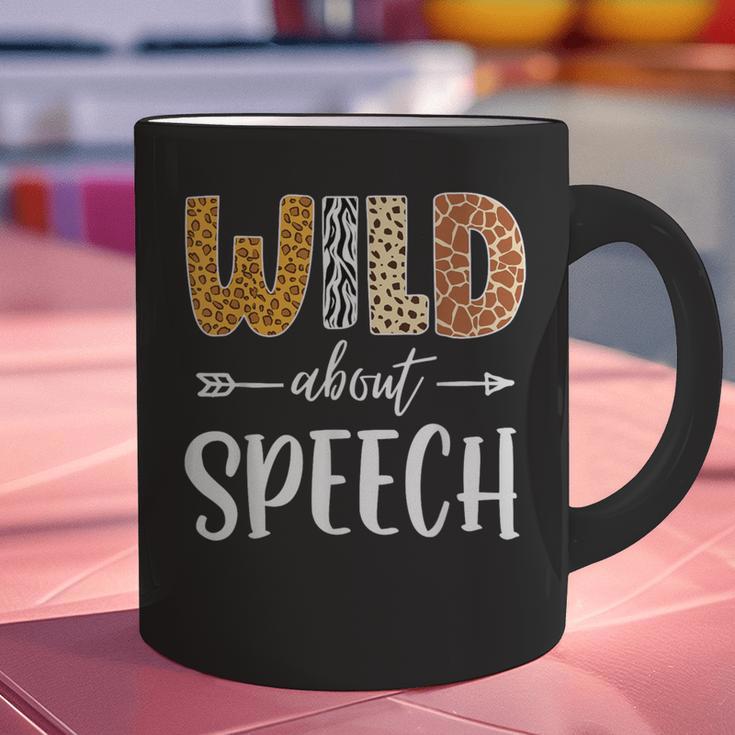 Wild About Speech SLP Leopard Teacher Back To School Kids Graphic Print Coffee Mug, gift for family, gift for coworker Wild About Speech SLP Leopard Teacher Back To School Kids Graphic Print Coffee Mug, gift for family, gift for coworker