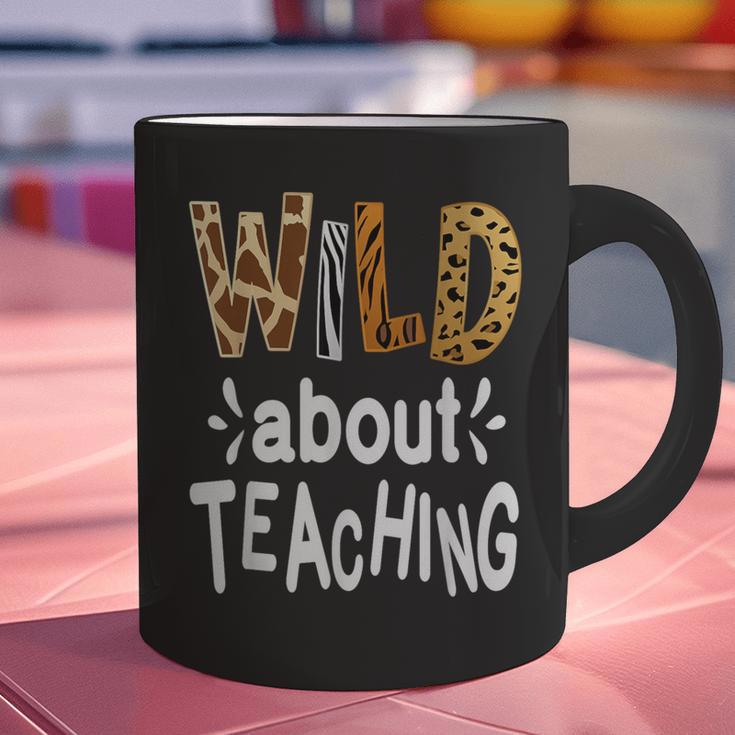 Wild About Teaching Teacher Student First Day Of School Graphic Print Coffee Mug, gift for family, gift for coworker Wild About Teaching Teacher Student First Day Of School Graphic Print Coffee Mug, gift for family, gift for coworker