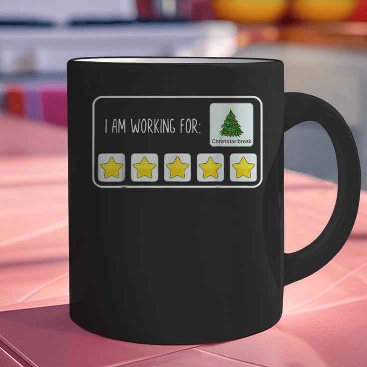 I Am Working For Christmas Break Teacher Christmas Graphic Print Coffee Mug, gift for family, gift for coworker
