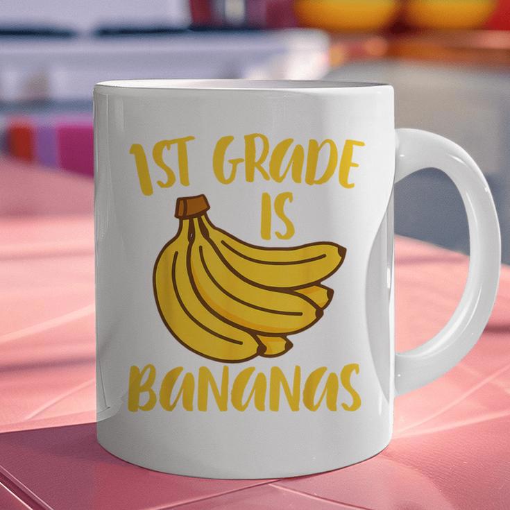 1st Grade Is Bananas Teacher Teaching Back To School Graphic Print Coffee Mug, gift for family, gift for coworker