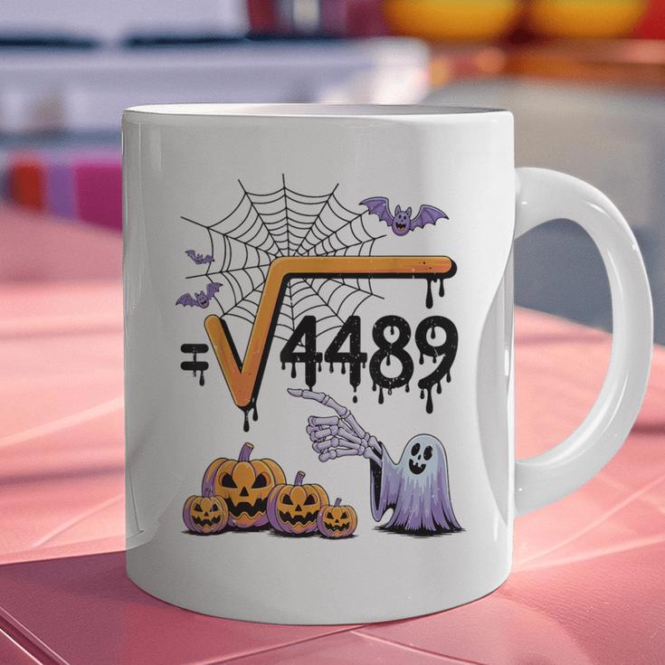 4489 Square Root 67 Math Teacher Halloween Costume Professor Graphic Print Coffee Mug, gift for family, gift for coworker 4489 Square Root 67 Math Teacher Halloween Costume Professor Graphic Print Coffee Mug, gift for family, gift for coworker