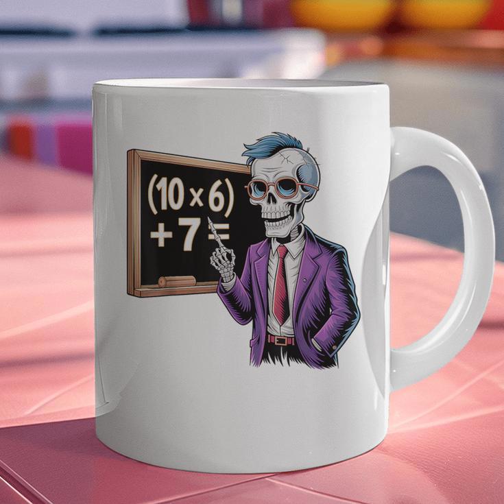 67 Math Teacher Meme Brainrot Six Seven Halloween Equation Graphic Print Coffee Mug, gift for family, gift for coworker