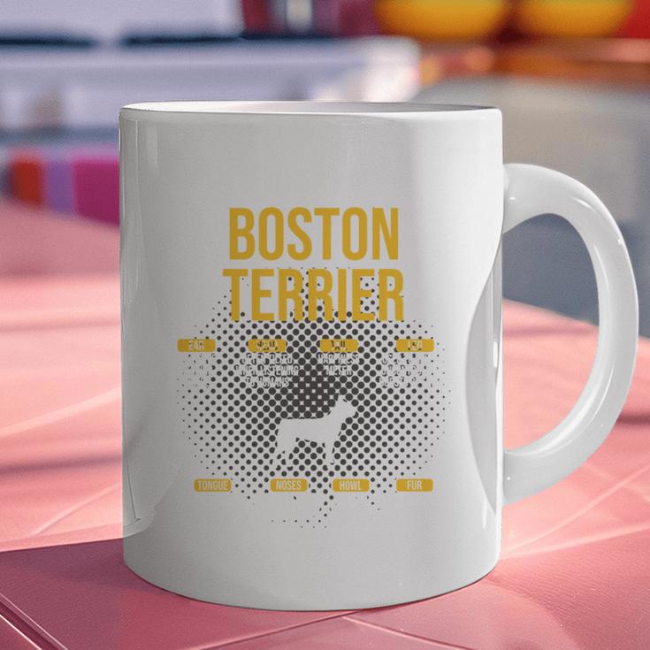 Anatomy Of Boston Terrier Dog Lover Graphic Print Coffee Mug, gift for family, gift for coworker