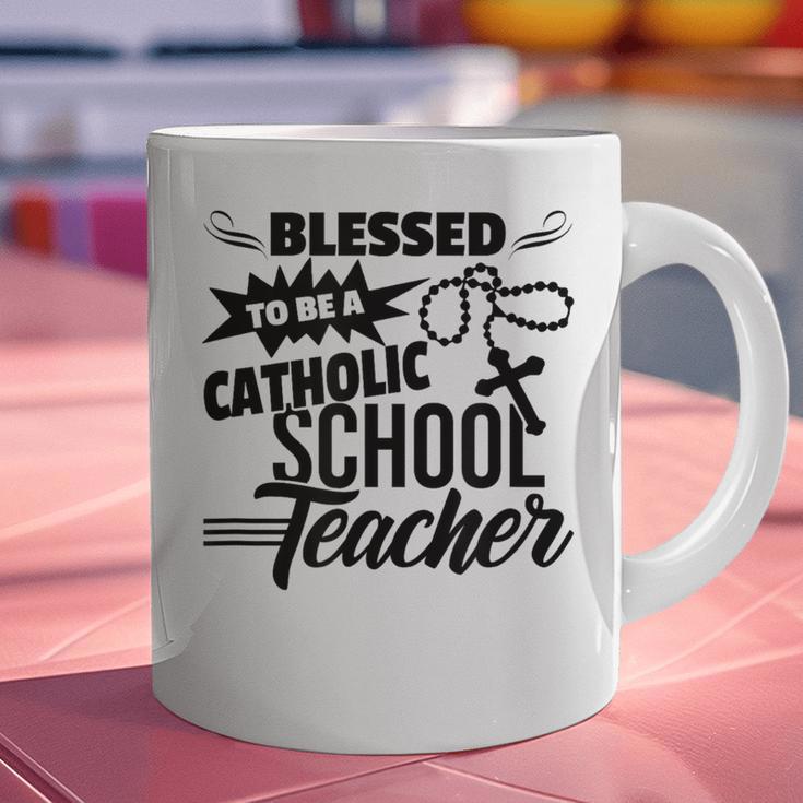 Blessed To Be A Catholic School Teacher Christian Teaching Graphic Print Coffee Mug, gift for family, gift for coworker Blessed To Be A Catholic School Teacher Christian Teaching Graphic Print Coffee Mug, gift for family, gift for coworker