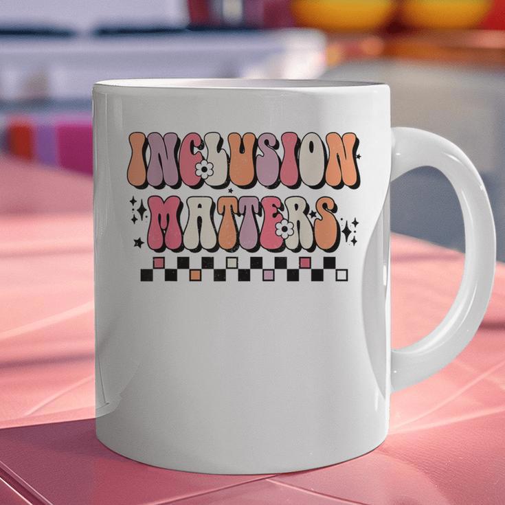 Boho Inclusion Matters Special Education SPED Teacher Women Graphic Print Coffee Mug, gift for family, gift for coworker