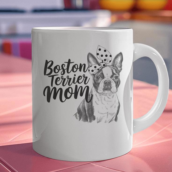 Boston Terrier Dog Bostie Mom Idea For Women Graphic Print Coffee Mug, Boston Terrier Mom Mugs, gift for family, gift for coworker