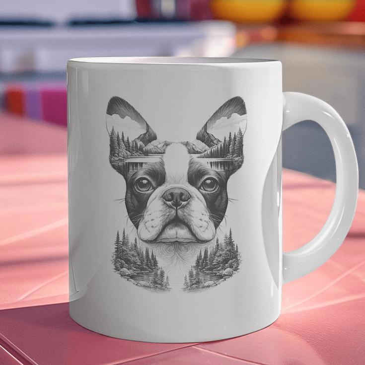Boston Terrier Dog Bostie Nature Memorial Idea Men Women Graphic Print Coffee Mug, gift for family, gift for coworker