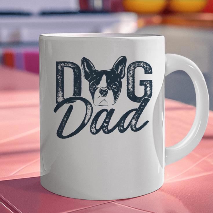 Boston Terrier Dog Dad Graphic Print Coffee Mug, Boston Terrier Dad Mugs, gift for family, gift for coworker