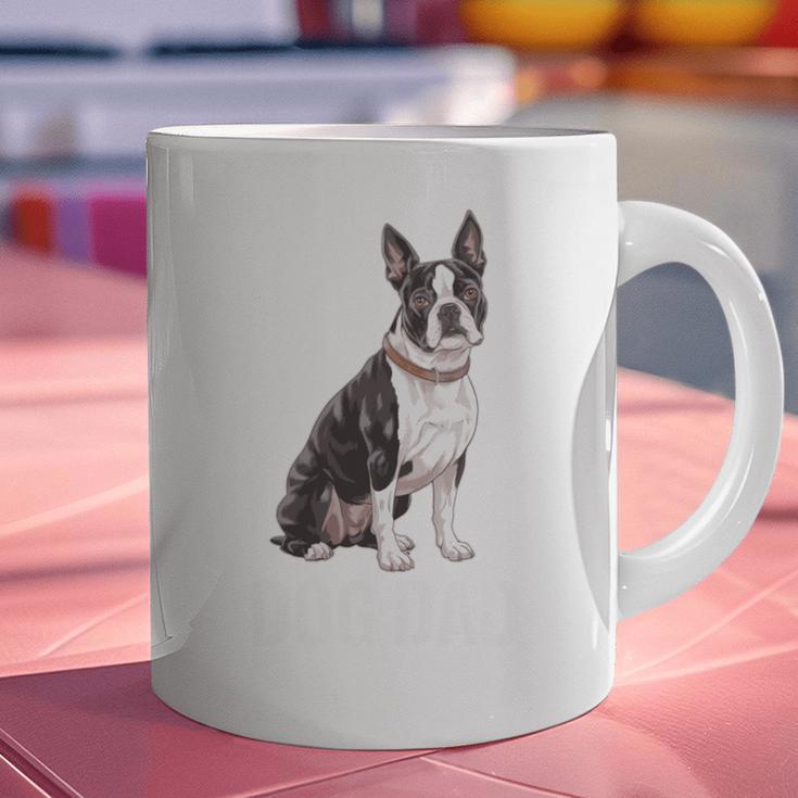 Boston Terrier Dog Dad Boston Terrier Dog Lovers Graphic Print Coffee Mug, Boston Terrier Dad Mugs, gift for family, gift for coworker