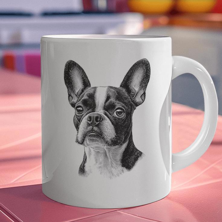 Boston Terrier Dog Motif Pet Illustration Boston Terrier For Men Women Kids Graphic Print Coffee Mug, gift for family, gift for coworker