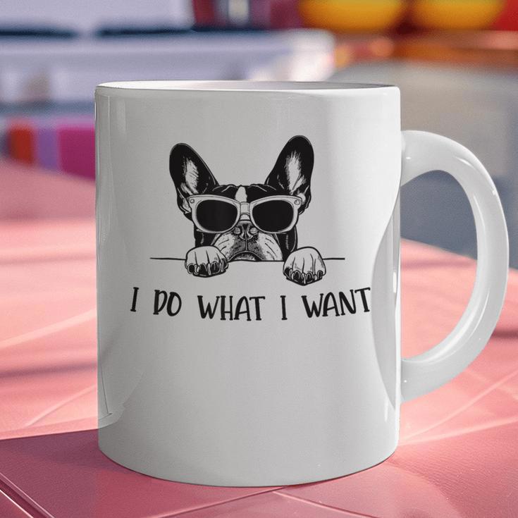 Boston Terrier Dog Owner I Do What I Want Pet Graphic Print Coffee Mug, gift for family, gift for coworker