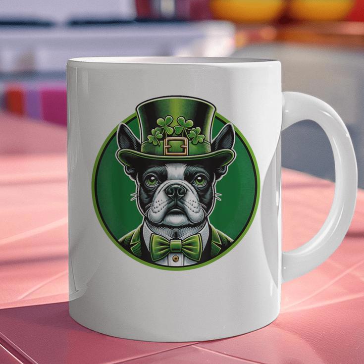 Boston Terrier Dog St Patricks Day Irish Pet Lover Men Women Kids Graphic Print Coffee Mug, gift for family, gift for coworker