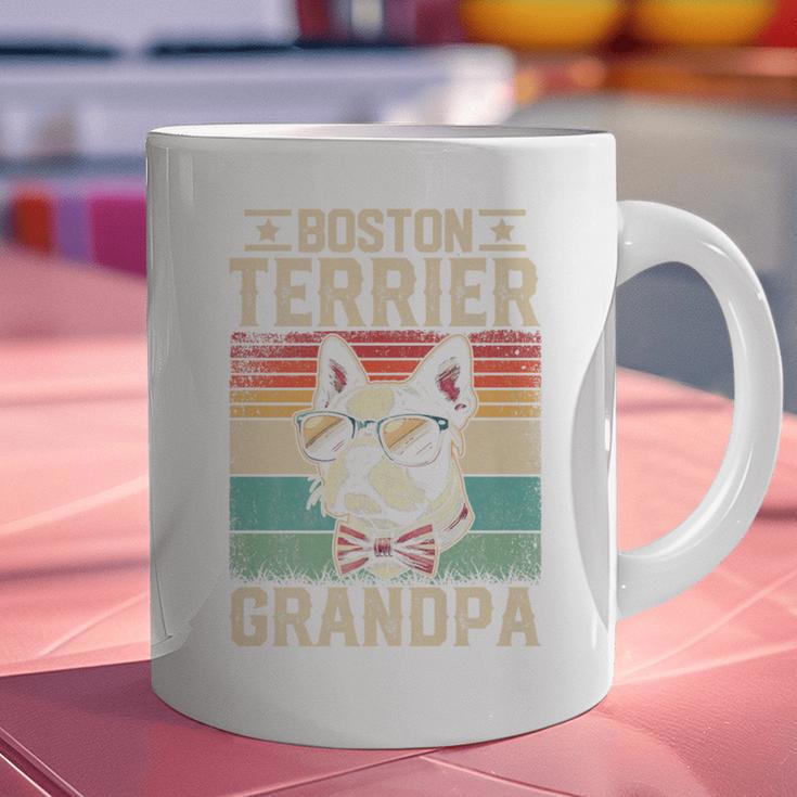 Boston Terrier Grandpa Dog Lover Father's Day Premium Graphic Print Coffee Mug, gift for family, gift for coworker