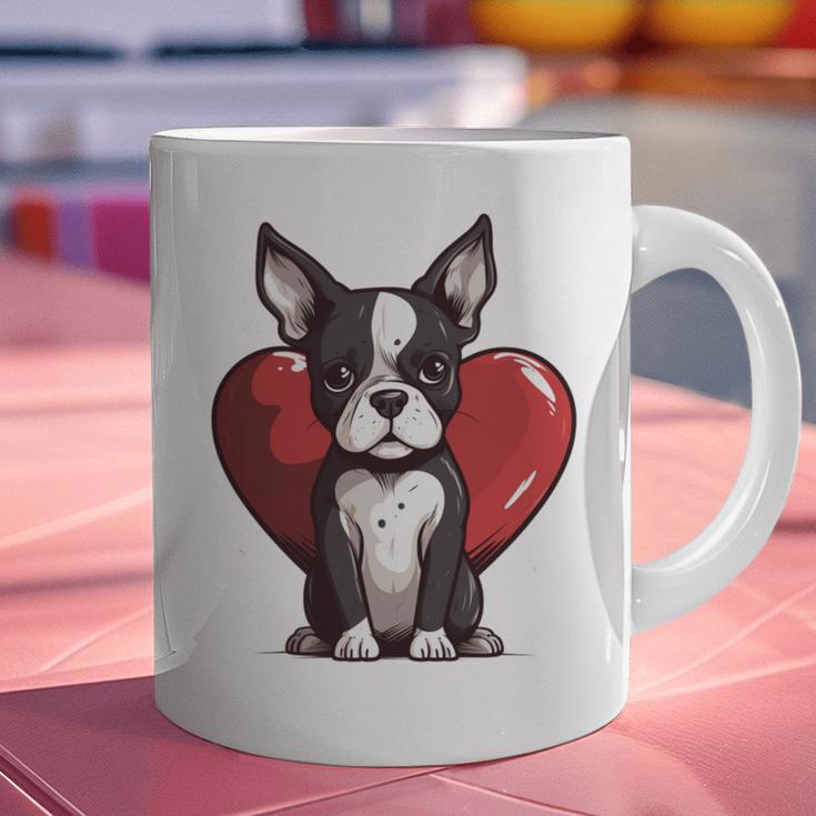 Boston Terrier Mom Dad Bostie Dog Lover Valentines Day Graphic Print Coffee Mug, Boston Terrier Dad Mugs, Boston Terrier Mom Mugs, gift for family, gift for coworker