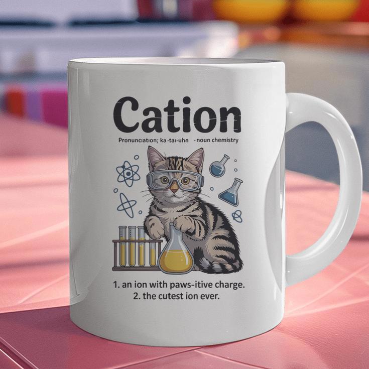 Cation Shirt Cat Science Chemistry Teacher Chemist Pun Graphic Print Coffee Mug, Science Teacher Mugs, gift for family, gift for coworker