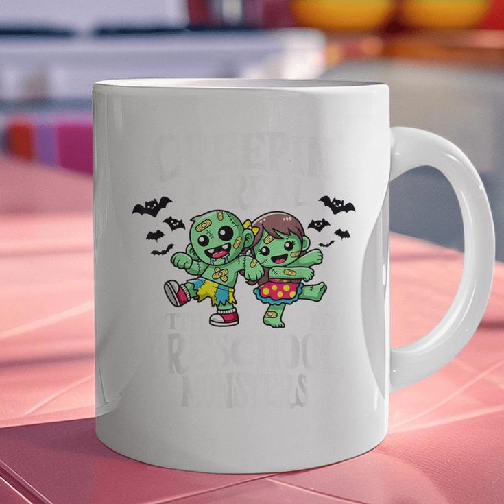 Creepin It Real Monster School Preschool Teacher Halloween Graphic Print Coffee Mug, gift for family, gift for coworker Creepin It Real Monster School Preschool Teacher Halloween Graphic Print Coffee Mug, gift for family, gift for coworker