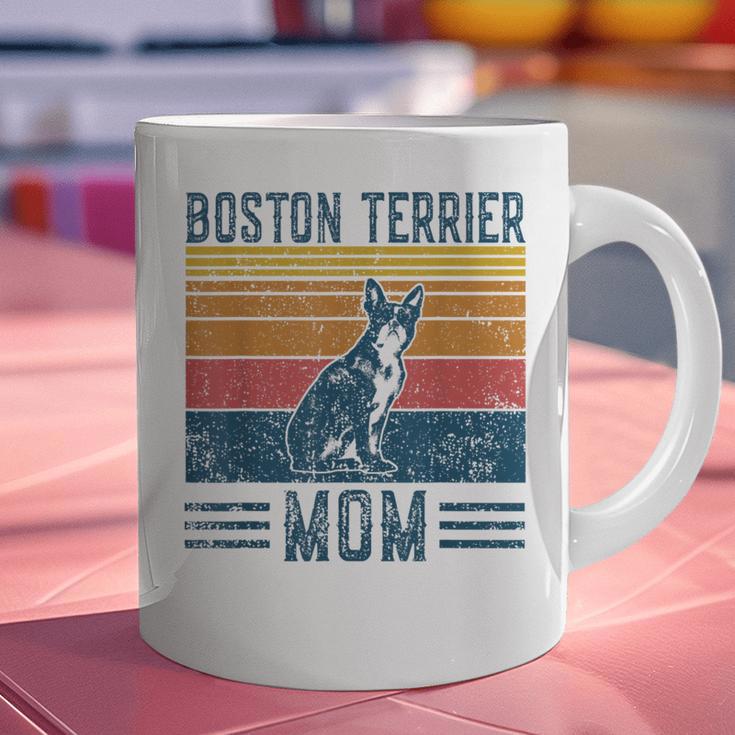 Dog Boston Terrier Mom Vintage Boston Terrier Mom Graphic Print Coffee Mug, Boston Terrier Mom Mugs, gift for family, gift for coworker