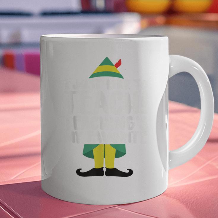 Duble2t I Just Like To Teach Teachings My Favorite Elf Teacher -Adults & -Kids Red Short Sleeve Graphic Print Coffee Mug, gift for family, gift for coworker Duble2t I Just Like To Teach Teachings My Favorite Elf Teacher -Adults & -Kids Red Short Sleeve Graphic Print Coffee Mug, gift for family, gift for coworker