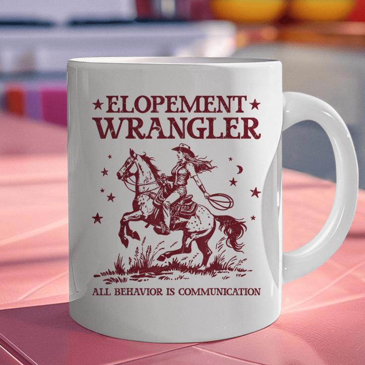 Elopement Wrangler Teacher ABA Behavior Support Cowboy Graphic Print Coffee Mug, gift for family, gift for coworker Elopement Wrangler Teacher ABA Behavior Support Cowboy Graphic Print Coffee Mug, gift for family, gift for coworker