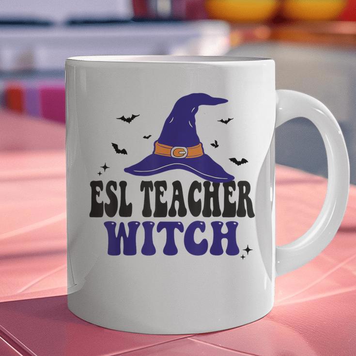 ESL Teacher Witch Halloween Matching Group Costume Graphic Print Coffee Mug, Esl Teacher Mugs, gift for family, gift for coworker ESL Teacher Witch Halloween Matching Group Costume Graphic Print Coffee Mug, Esl Teacher Mugs, gift for family, gift for coworker