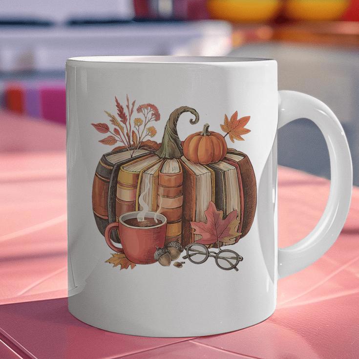 Fall Book Pumpkin Retro Reading Halloween Teacher Graphic Print Coffee Mug, gift for family, gift for coworker Fall Book Pumpkin Retro Reading Halloween Teacher Graphic Print Coffee Mug, gift for family, gift for coworker