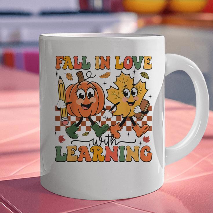 Fall In Love With Learning Thanksgiving Teacher Student Graphic Print Coffee Mug, gift for family, gift for coworker Fall In Love With Learning Thanksgiving Teacher Student Graphic Print Coffee Mug, gift for family, gift for coworker