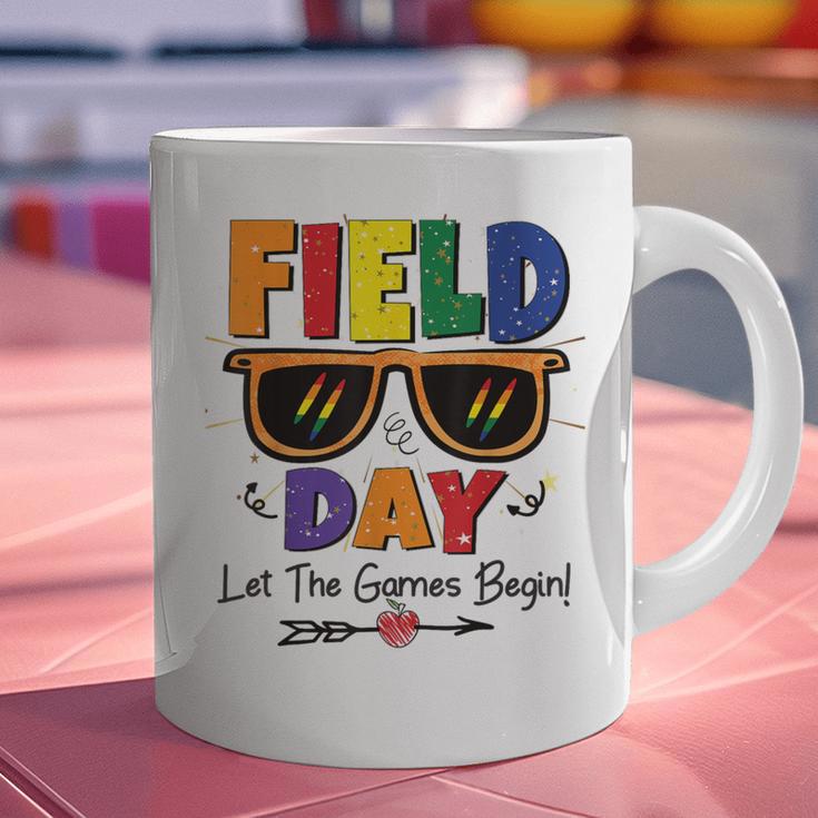 Field Day 2025 Let The Games Begin Kids Boys Girls Teachers Graphic Print Coffee Mug, gift for family, gift for coworker