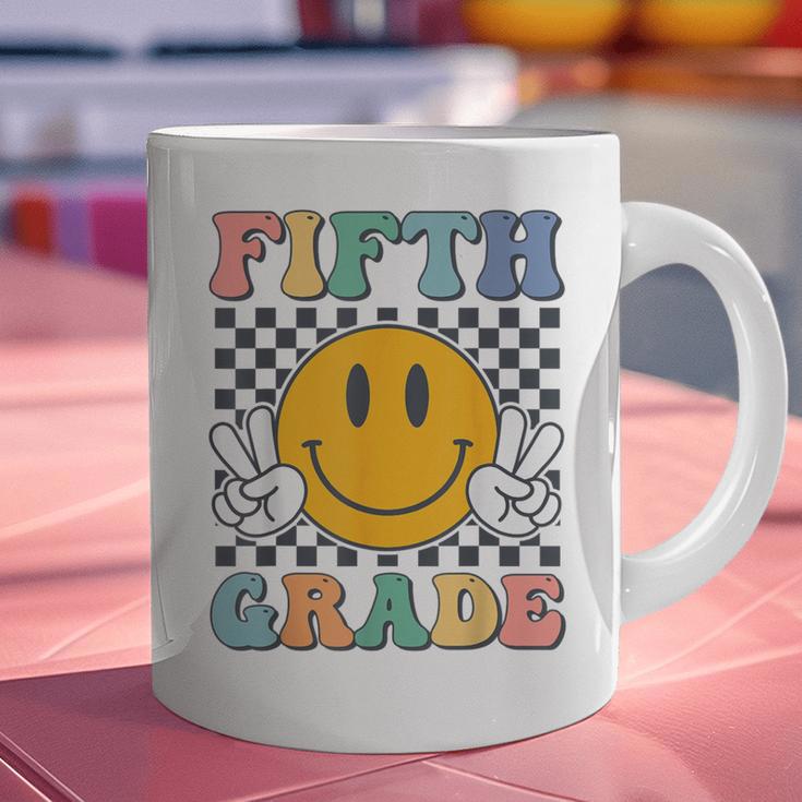 Fifth Grade Team Teachers Boys Girls Retro Smile 5th Grade Graphic Print Coffee Mug, gift for family, gift for coworker Fifth Grade Team Teachers Boys Girls Retro Smile 5th Grade Graphic Print Coffee Mug, gift for family, gift for coworker