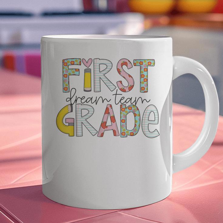 First Grade Dream Team Back To School 1st Grade Teacher Graphic Print Coffee Mug, First Grade Teacher Mugs, gift for family, gift for coworker First Grade Dream Team Back To School 1st Grade Teacher Graphic Print Coffee Mug, First Grade Teacher Mugs, gift for family, gift for coworker