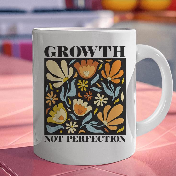 Growth Not Perfection Abstract Florals SPED Teacher Graphic Print Coffee Mug, gift for family, gift for coworker