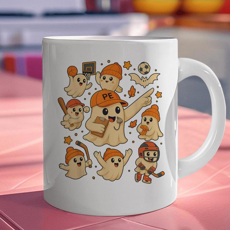 Halloween PE Teacher Costume Ghost Physical Education Graphic Print Coffee Mug, Pe Teacher Mugs, gift for family, gift for coworker Halloween PE Teacher Costume Ghost Physical Education Graphic Print Coffee Mug, Pe Teacher Mugs, gift for family, gift for coworker