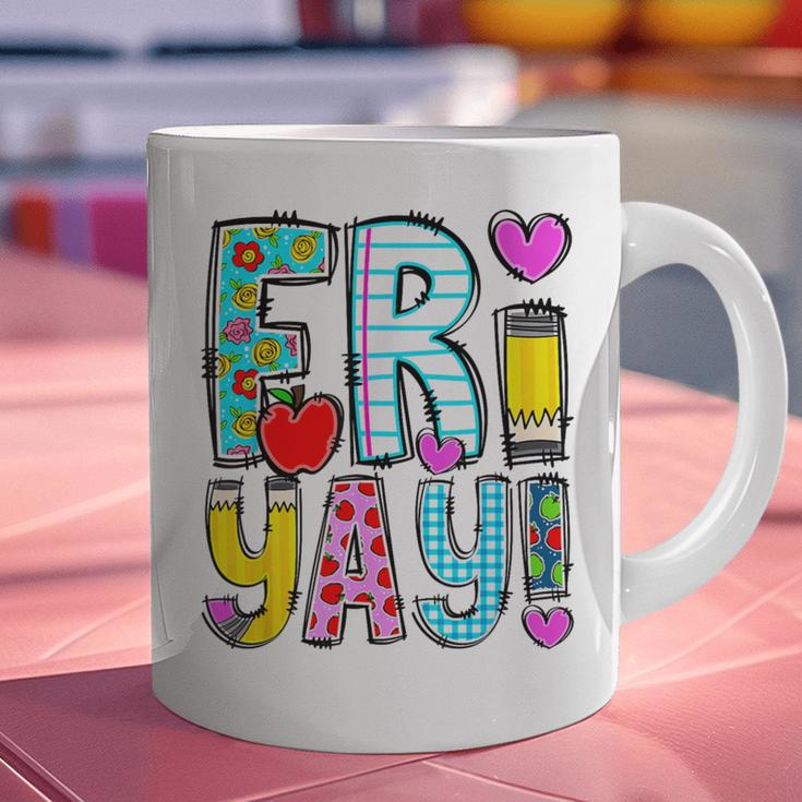 Happy Fri-Yay Friday Lovers Fun Teacher Life FriYay Weekend Graphic Print Coffee Mug, gift for family, gift for coworker Happy Fri-Yay Friday Lovers Fun Teacher Life FriYay Weekend Graphic Print Coffee Mug, gift for family, gift for coworker
