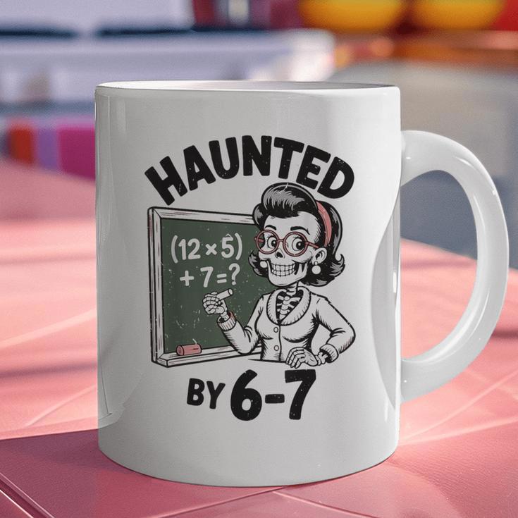 Haunted 67 Skeleton Math Teacher Halloween Costume Math Pun Graphic Print Coffee Mug, gift for family, gift for coworker Haunted 67 Skeleton Math Teacher Halloween Costume Math Pun Graphic Print Coffee Mug, gift for family, gift for coworker