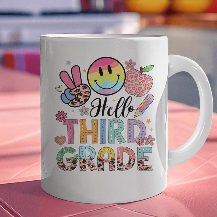Hello 3rd Grade Boy Girl Teacher Back To School 3rd Grade Graphic Print Coffee Mug, gift for family, gift for coworker Hello 3rd Grade Boy Girl Teacher Back To School 3rd Grade Graphic Print Coffee Mug, gift for family, gift for coworker