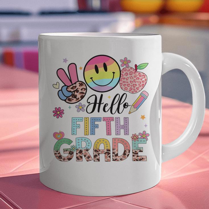 Hello 5th Grade Boy Girl Teacher Back To School 5th Grade Graphic Print Coffee Mug, gift for family, gift for coworker Hello 5th Grade Boy Girl Teacher Back To School 5th Grade Graphic Print Coffee Mug, gift for family, gift for coworker