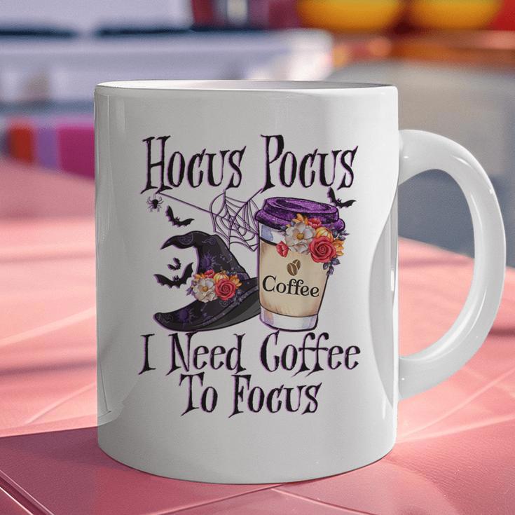 Hocus Pocus I Need Coffee To Focus Halloween Teacher Graphic Print Coffee Mug, gift for family, gift for coworker