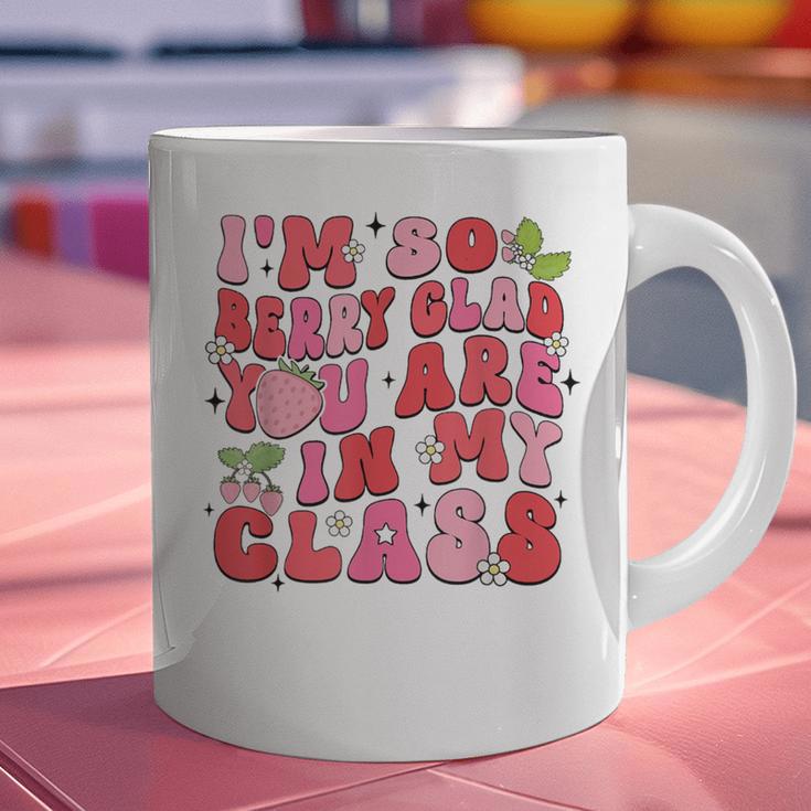 I'm So Berry Glad You Are Strawberry Elementary Teacher Graphic Print Coffee Mug, gift for family, gift for coworker I'm So Berry Glad You Are Strawberry Elementary Teacher Graphic Print Coffee Mug, gift for family, gift for coworker