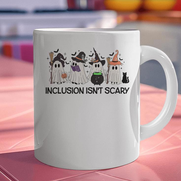 Inclusion Isn't Scary Boo Ghost Halloween Sped Teacher Graphic Print Coffee Mug, gift for family, gift for coworker Inclusion Isn't Scary Boo Ghost Halloween Sped Teacher Graphic Print Coffee Mug, gift for family, gift for coworker